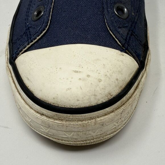 Converse John Varvatos Sneakers Mens 9 Blue Canvas Slip On Low Top Shoes - Picture 6 of 16